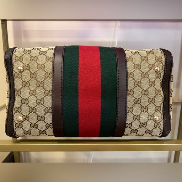 Gucci Boston bag - canvas medium - Picture 3 of 16